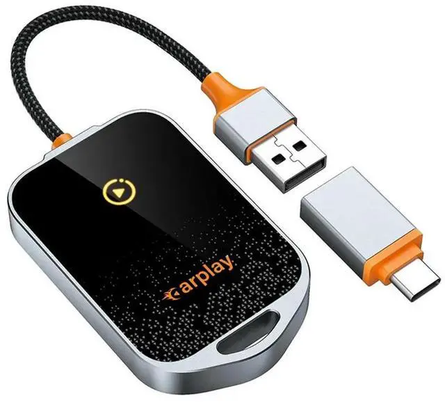 Alt view image 4 of 4 - Wireless Carplay Adapter For ,5.8Ghz Carplay Converts Wired To Wireless AI BOX, Plug & Play,Fit For Cars From 20