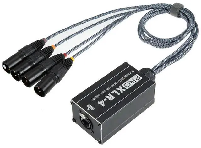 Alt view image 3 of 4 - Ageryu RJ45 To XLR Male Audio Cable Network DMX Splitter For Snake Cable Network Extension Of Stage