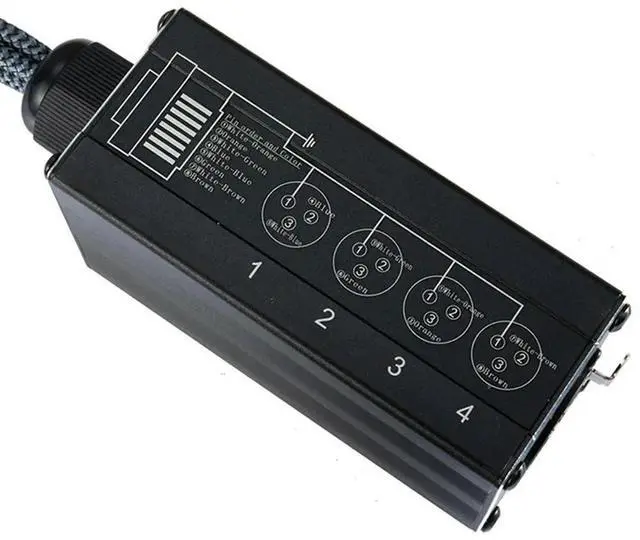 Alt view image 2 of 4 - Ageryu RJ45 To XLR Male Audio Cable Network DMX Splitter For Snake Cable Network Extension Of Stage