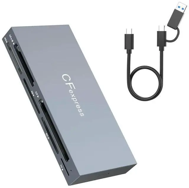 Main image of Ageryu 6-In-1 Cfexpressb Card Reader, USB 3.2 Card Reader For SD/TF/MS/XD/CF Memory Card Adapter Read 6 Cards Simultaneously