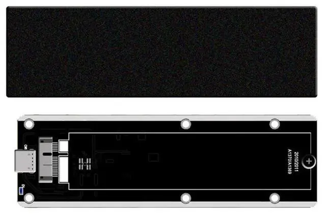Main image of For 2010 2011 Air A1369 A1370 SSD Case USB3.2 GEN2 To 12+6Pin M.2 SATA SSD Enclosure 6Gbps M2 SSD Box