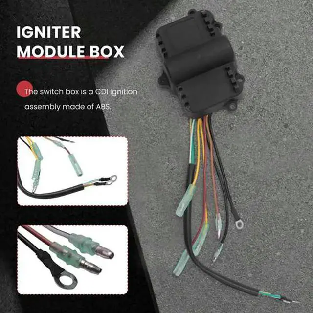 Alt view image 2 of 4 - Ageryu Switch Box CDI Power Pack ABS 339-7452A15 339-7452A19 18-5777 For Mercury Mariner Outboard 689.91015 20 25