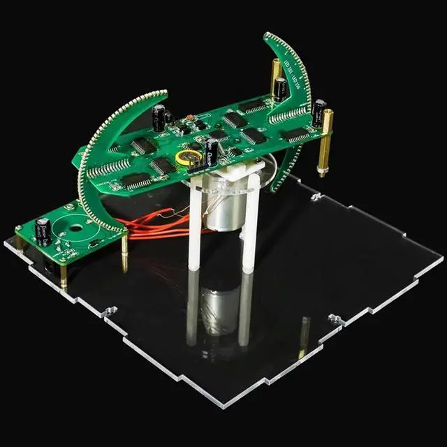 Main image of Ageryu Dual Axis Spherical Rotating LED Kit Color Clock Display Remote Control Microcontroller DIY Electronic With Downloader
