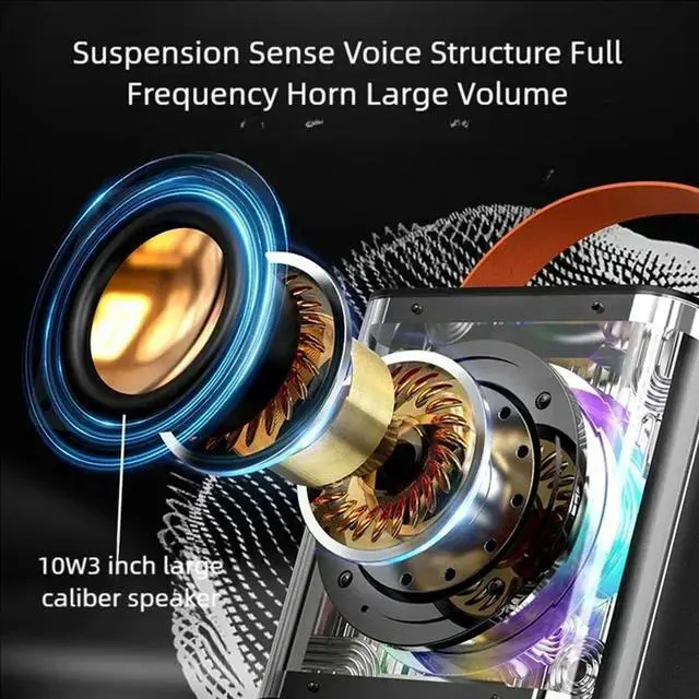 Alt view image 2 of 4 - Ageryu Portable Mini Karaoke Machine Set Bluetooth Speaker Colorful Light Surround With 2 Wireless Microphones For Kid Adults-N33R