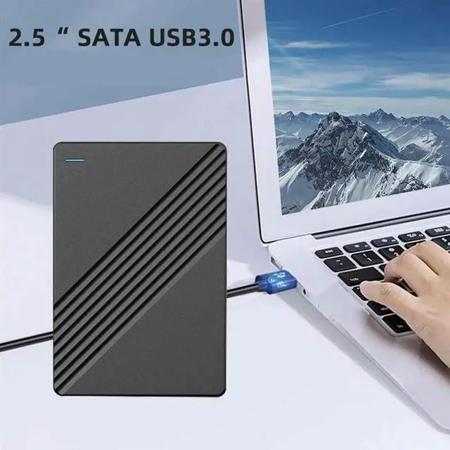 Alt view image 2 of 4 - 2.5Inch External Mobile Hard Disk High Speed USB 3.0 1TB Storage Portable Hard Disk For Laptop Desktop PC Durable Easy