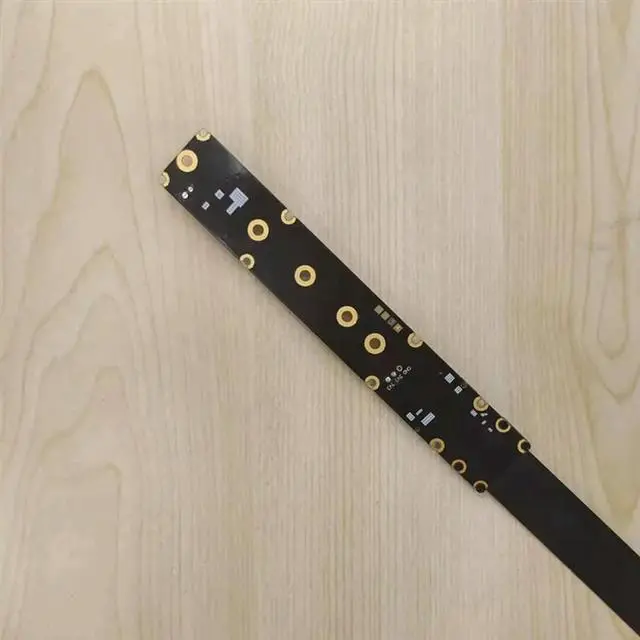 Alt view image 2 of 4 - M.2 Nvme Key M SSD Extension Cable Pcie 5.0 X4 Gen5 128G/Bps Extension Cable FFC High Speed Ultra-Soft Low Loss 50Cm