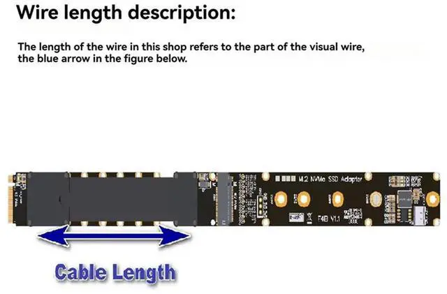 Main image of M.2 Nvme Key M SSD Extension Cable Pcie 5.0 X4 Gen5 128G/Bps Extension Cable FFC High Speed Ultra-Soft Low Loss 50Cm