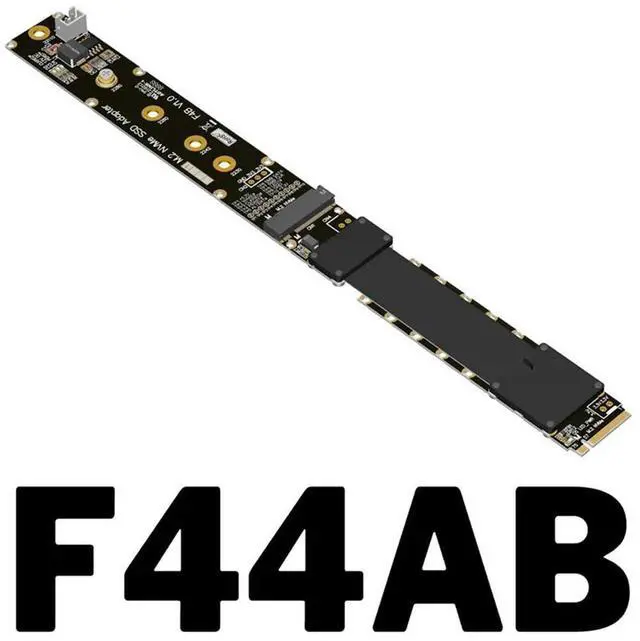 Alt view image 4 of 4 - M.2 Nvme Key M SSD Extension Cable Pcie 5.0 X4 Gen5 128G/Bps Extension Cable FFC High Speed Ultra-Soft Low Loss 50Cm