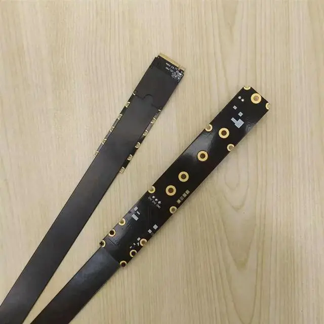 Alt view image 3 of 4 - M.2 Nvme Key M SSD Extension Cable Pcie 5.0 X4 Gen5 128G/Bps Extension Cable FFC High Speed Ultra-Soft Low Loss 50Cm