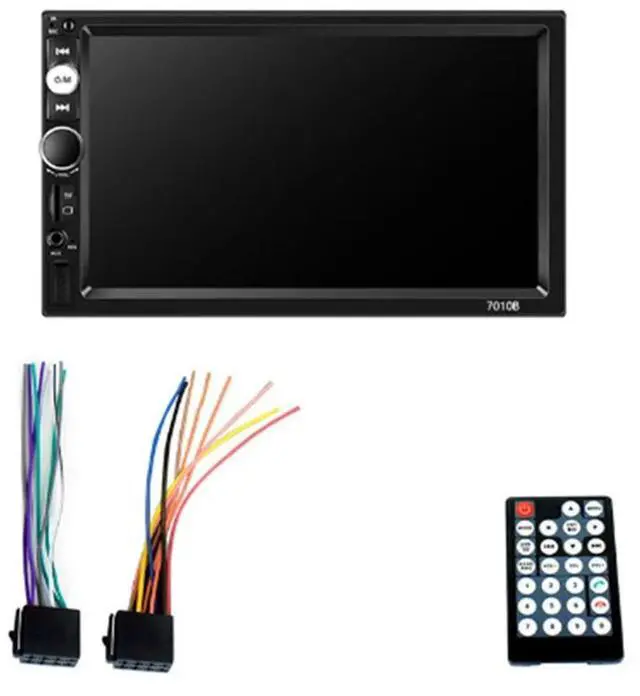 Alt view image 3 of 4 - 7Inch 2DIN MP5 Player Car Radio Multimedia Universal With Bluetooth USB TF FM Wired Android Auto Carplay Auto Radio-N33R