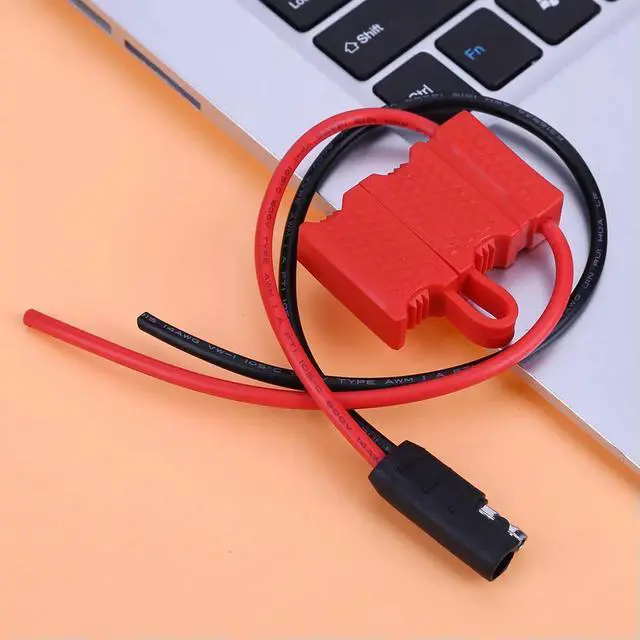 Alt view image 2 of 3 - 3cm Power Cable Car Mobile Radio Cable Power Supply Cable Cord Power Cable with Fuse for GM300/M120/SM50/SM120