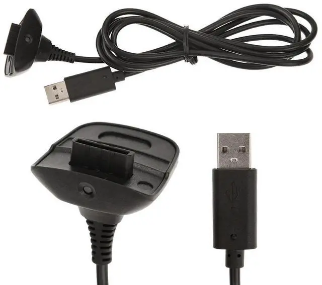 Alt view image 5 of 6 - 1pc Charging Cable for Xbox 360 Wireless Game Controller Joystick