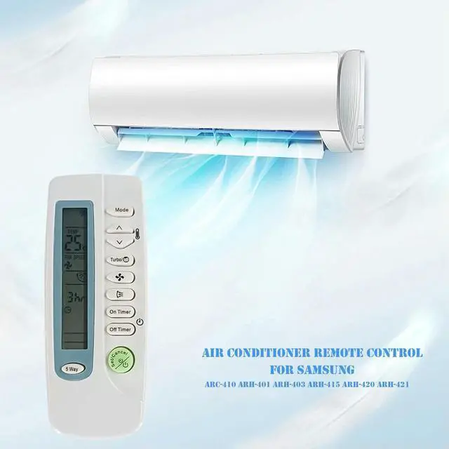 Alt view image 2 of 3 - Universal Remote Control Powered Air Conditioner Remote Controller Replacement Parts for ARC-410 ARH-401