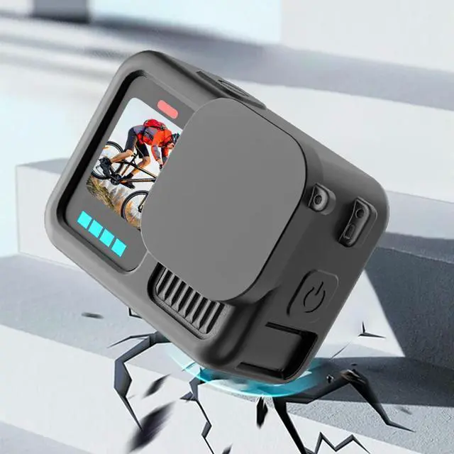 Main image of Silicone Case with Lens Cover & Lanyard Protective Housing Anti-Scratch Camera Protector Cover Case for GoPro 13 Accessories