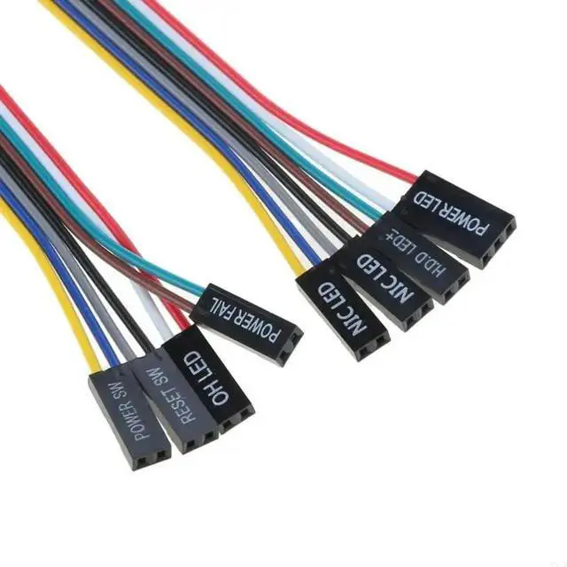 Alt view image 4 of 4 - Multi Functional S Front Panel Connector Adapter Cable For Computer Case Server Switches Extension Cord