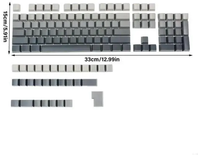 Main image of Versatility Gradients Keycaps OEM Keycap for Customizing Keyboards Aesthetics and Enhancing Light Effects