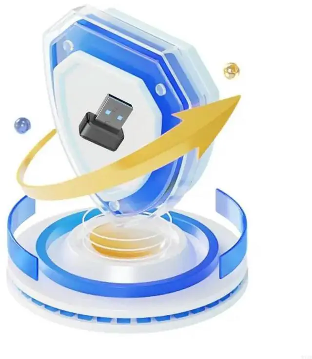 Alt view image 2 of 4 - USB Fingerprint Key Reader Advanced Security Access Window Hello Fingerprint Reader for 10/11 Laptops Computer