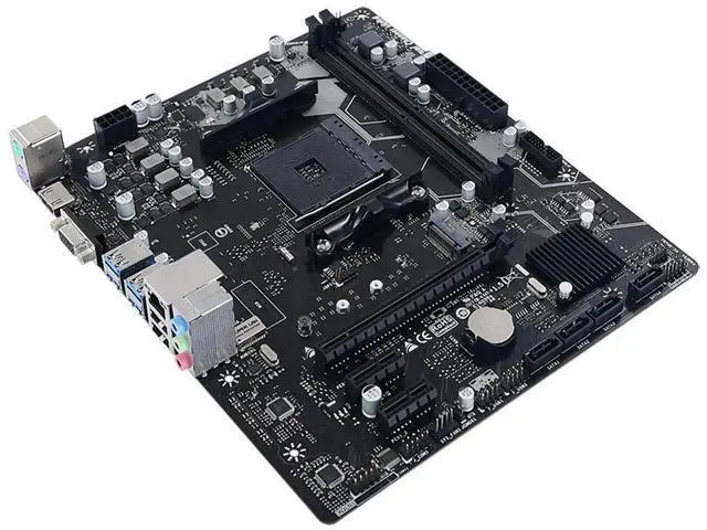 Alt view image 2 of 4 - ForDesktop Motherboard A520MH A520 Socket AM4 64GB DDR4 M.2 Micro ATX Fast Ship
