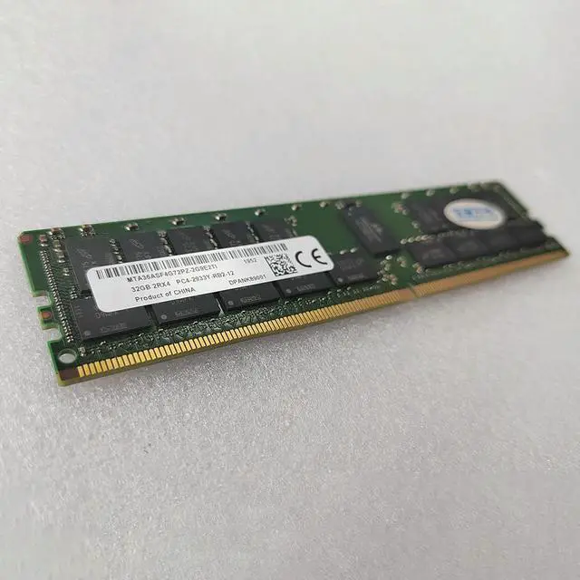 Alt view image 6 of 7 - 1PCS RAM 32GB 32G 2RX4 DDR4 2933 ECC REG For MT Memory MTA36ASF4G72PZ-2G9E2TI