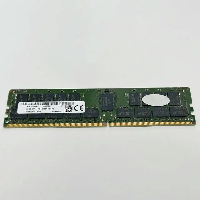 Alt view image 7 of 7 - 1PCS RAM 32GB 32G 2RX4 DDR4 2933 ECC REG For MT Memory MTA36ASF4G72PZ-2G9E2TI