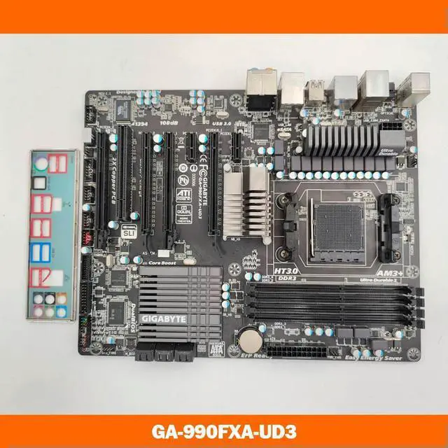 Main image of AM3+990FX SB950 4 × DDR3 32GB ATX 6 × SATA ForMotherboard GA-990FXA-UD3