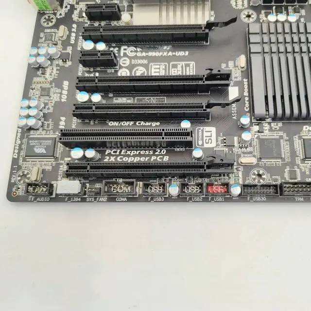 Alt view image 2 of 4 - AM3+990FX SB950 4 × DDR3 32GB ATX 6 × SATA ForMotherboard GA-990FXA-UD3