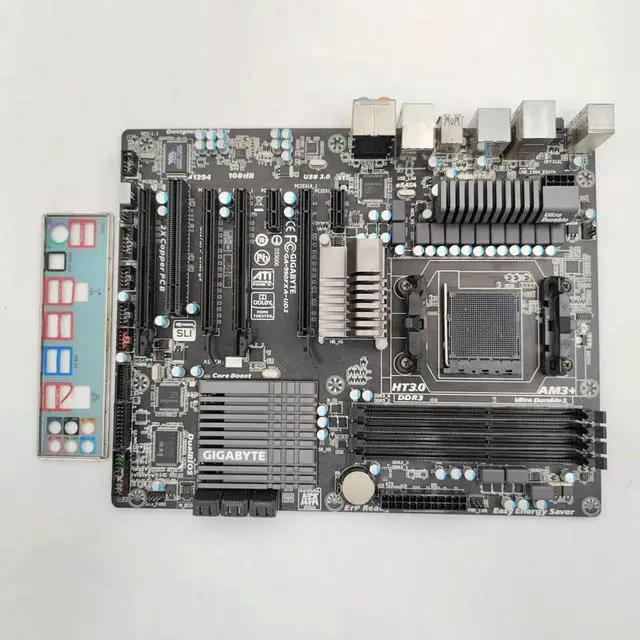Alt view image 4 of 4 - AM3+990FX SB950 4 × DDR3 32GB ATX 6 × SATA ForMotherboard GA-990FXA-UD3