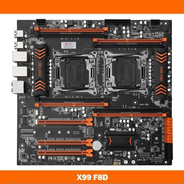 Alt view image 5 of 7 - X99 F8D ForMotherboard Dual CPU X99 LGA 2011-3 E5 V3 DDR4