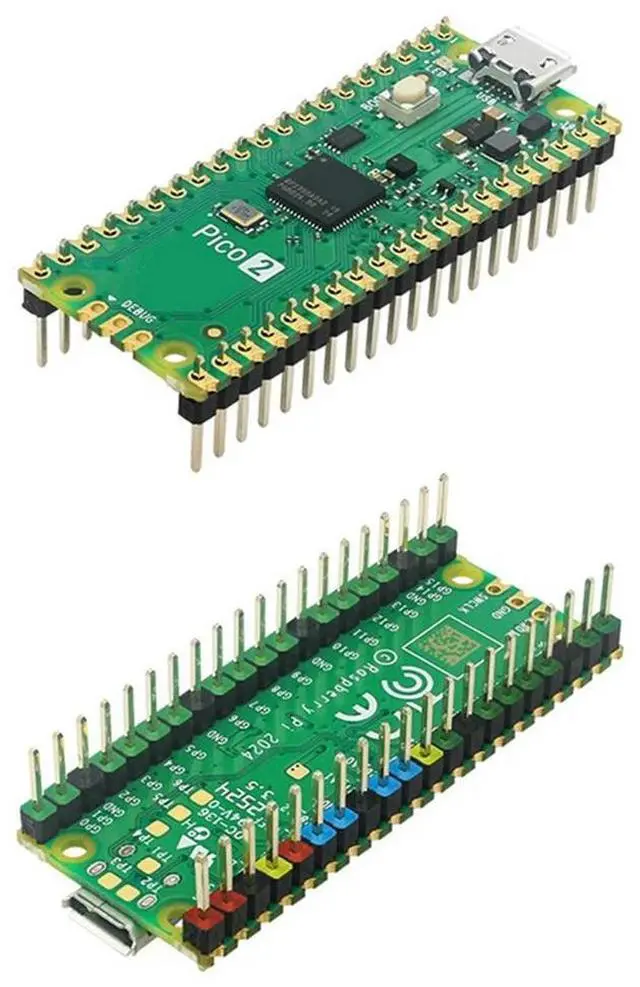 Alt view image 3 of 4 - 20 Pin GPIO Header Adapter 2.54Mm Pitch Double Row Color Pin Header For Pi PICO W Development Board