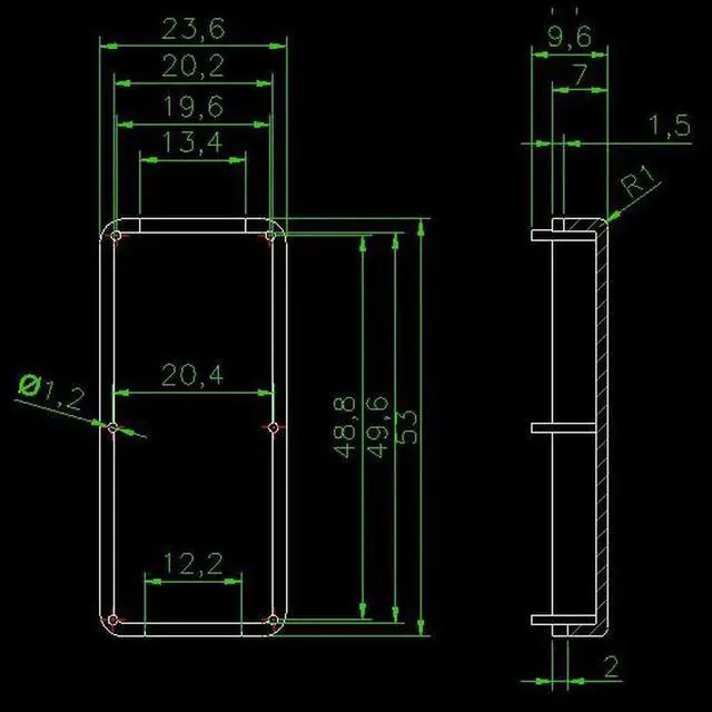 Alt view image 4 of 4 - Ageryu Usb Stick Plastic Box Electronics Enclosure Usb Flash Drive Housing Plastic Junction Box