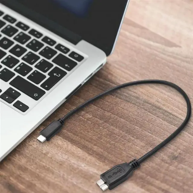 Alt view image 2 of 4 - Ageryu Hard Drive Cable,USB 3.1 Type-C Male To USB 3.0 Micro-B Male Data Cable For Tablet Phone-N33R