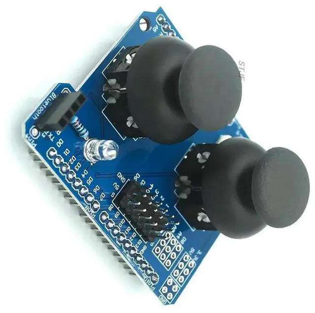 Main image of Ageryu Electronic Building Blocks Dual Game Joystick Button Module Joystick UNO-Compatible R3 Without Pin Header