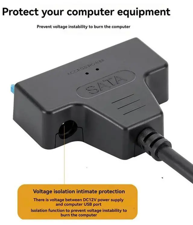 Main image of Ageryu Typec+USB 3.0 To SATA Hard Drive Adapter Cable Hard Disk Driver Converter For 2.5/3.5 Inch Mobile Hard Drive