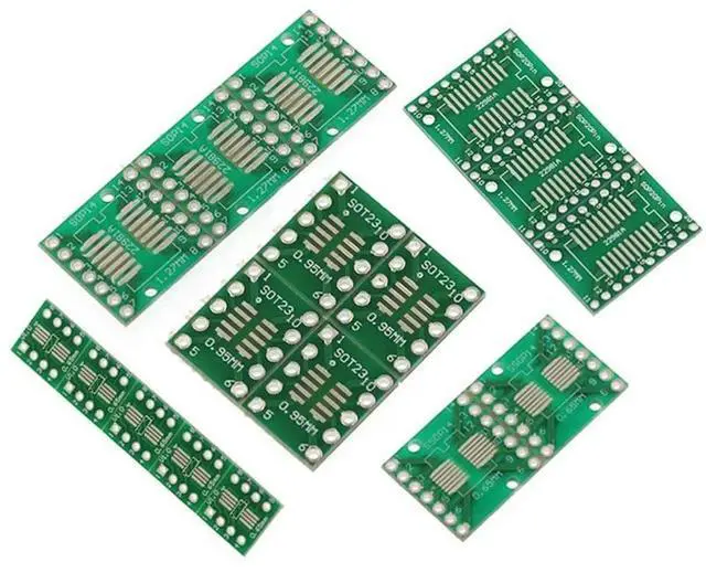 Alt view image 4 of 4 - Ageryu 35Pcs PCB Board Kit SMD Turn To DIP SOP MSOP SSOP TSSOP SOT23 8 10 14 16 20 24 28 SMT To DIP