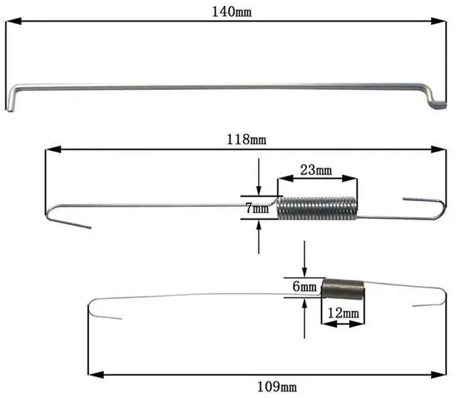 Alt view image 4 of 4 - Ageryu 3Set Throttle Governor Link Rod Speed Return Spring For HONDA GX120 GX140 GX160 GX200 168F/170F Engine Motor Replacement Parts-N
