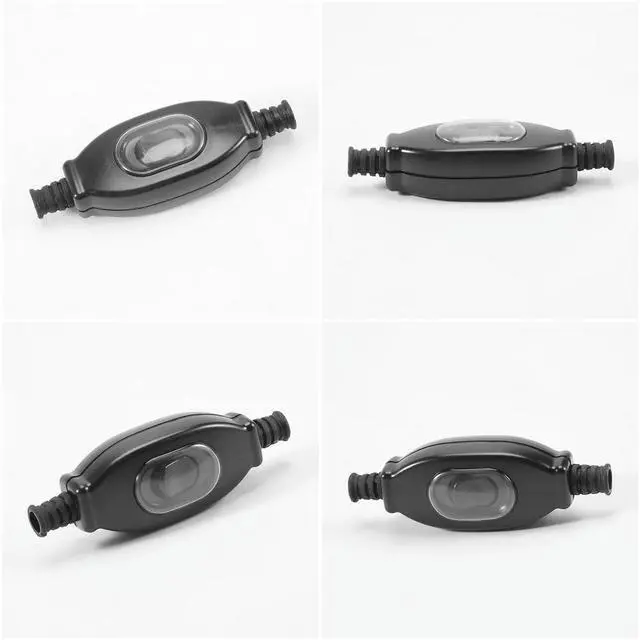 Main image of Ageryu 3A 250V Waterproof In Line Switch Cord Switch IP65 Round Wire Silver Contact Double Cut Switch Dust Switch-N33R