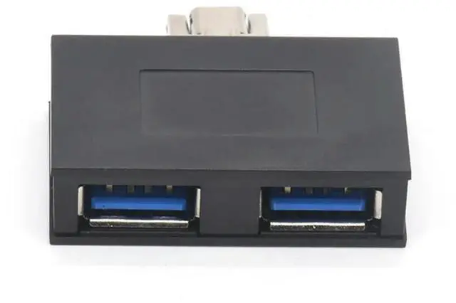 Alt view image 2 of 4 - Ageryu USB Hub Adapter Converter Male To Twin Charger Dual 2 Port For PC Computer Accessories USB 2.0 Splitter Hub 2 Ports-N33R