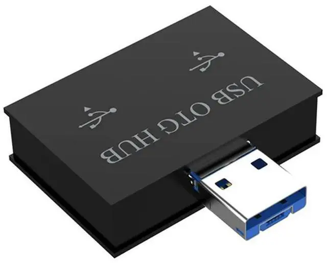 Alt view image 4 of 4 - Ageryu USB Hub Adapter Converter Male To Twin Charger Dual 2 Port For PC Computer Accessories USB 2.0 Splitter Hub 2 Ports-N33R