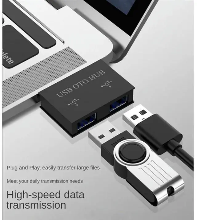 Main image of Ageryu USB Hub Adapter Converter Male To Twin Charger Dual 2 Port For PC Computer Accessories USB 2.0 Splitter Hub 2 Ports-N33R