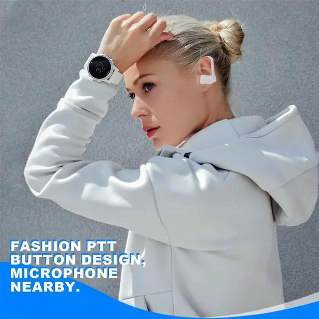 Alt view image 3 of 4 - Ageryu 2-Pin PTT Mic Headset To 3.5Mm Air Acoustic Tube Earpiece For Baofeng UV-5R 888S-N33R