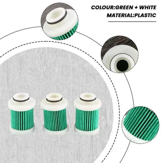 Alt view image 3 of 4 - Ageryu 3 X Primary Fuel Filter 6D8-WS24A-00-00 For Yamaha Sierra 18-79799 F50-F115-N33R