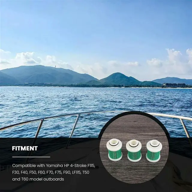 Main image of Ageryu 3 X Primary Fuel Filter 6D8-WS24A-00-00 For Yamaha Sierra 18-79799 F50-F115-N33R