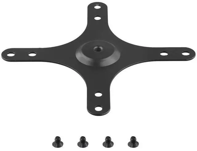 Alt view image 3 of 4 - Portable Monitor Mounting Bracket Plate VESA 1/4 Inch Screw Hole to 100x100mm 75x75mm, M4 Screw Set Wall Mount Holder