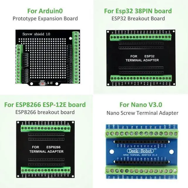 Main image of Ageryu ESP32 Breakout Board GPIO 1 Into 2 Compatible With Nodemcu-32S Lua 38Pin GPIO Expansion Board