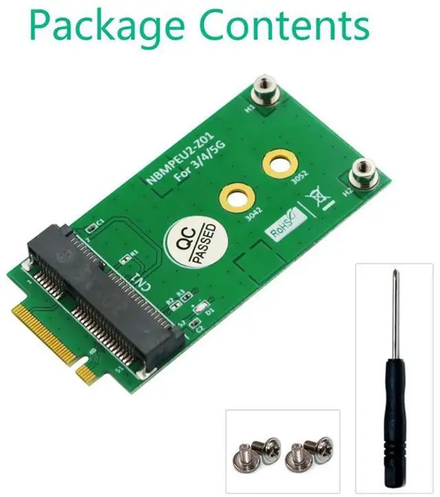 Main image of Ageryu Mini PCI-E To M.2 Adapter M.2 NGFF To Mini PCI-E Adapter For 5G 4G 3G LTE GSM Module NO NANO SIM Card Slot