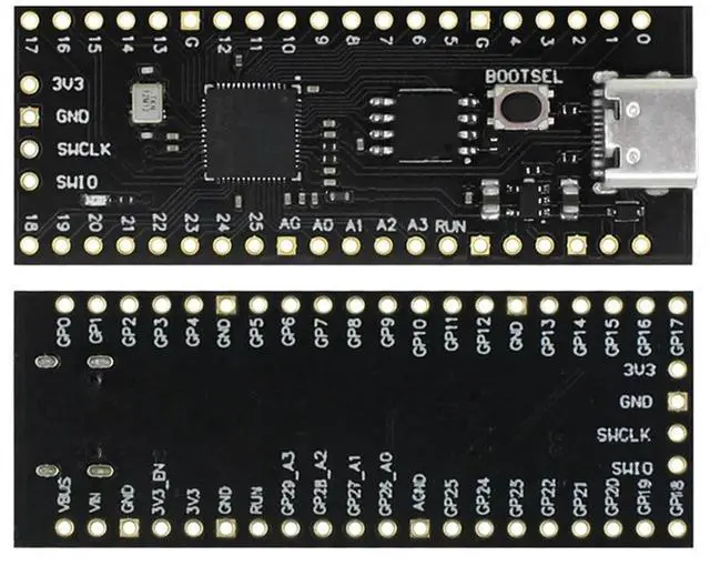 Alt view image 3 of 4 - Ageryu YD-RP2040 Development Board Flash Core Board Compatible Pi PICO Dual-Core Microcontroller Motherboard