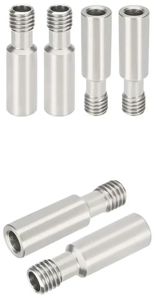 Alt view image 4 of 4 - Ageryu 10Pcs CR10 Stainless Steel Heat Break Throat For Ender 3/3S, CR10 3D Printer Throat Part