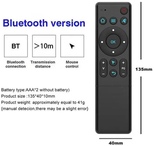 Main image of Ageryu Air Mouse Wireless Infrared Remote Control For TV Box Projector And PC Smart Home-N33R