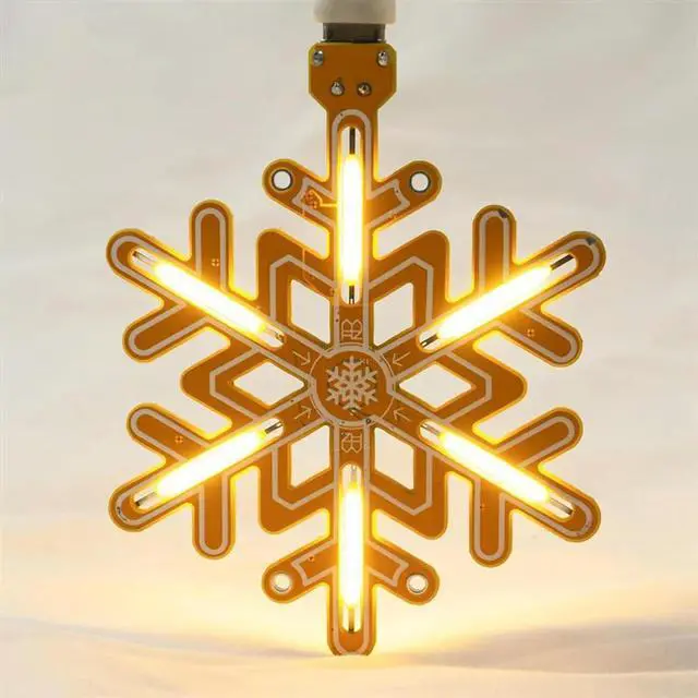 Alt view image 4 of 4 - Ageryu Snowflake Lamp Touch Stepless Dimming Touch Night Light DIY Kit For DIY Christmas Decoration Romantic Gift-N33R