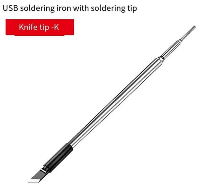 Alt view image 2 of 4 - Ageryu C210 Soldering Iron Tip USB Soldering Iron Tip 5V Soldering Iron Tip Soldering Rework Accessories 3Pcs-N33R